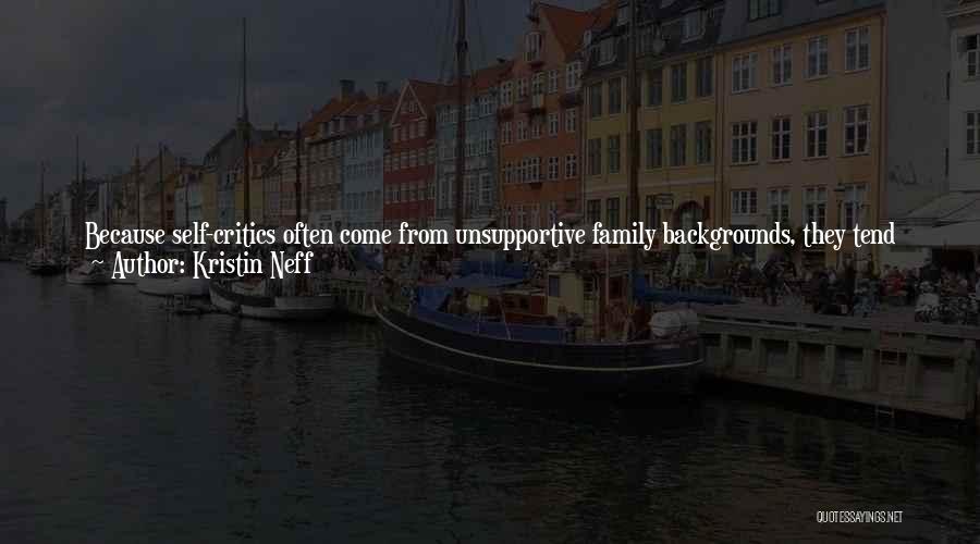 Conflicts With Family Quotes By Kristin Neff