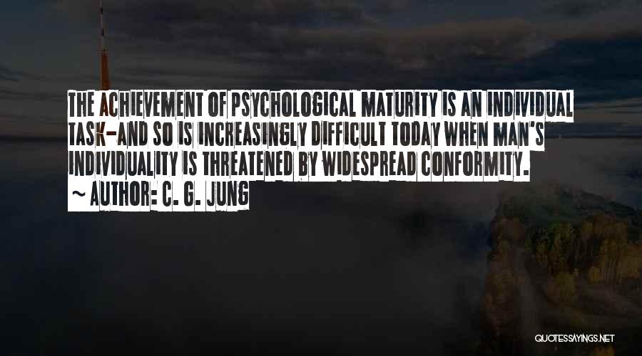 Conformity And The Individual Quotes By C. G. Jung