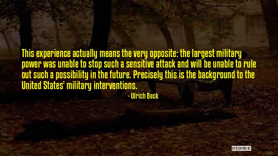 Confounder In A Study Quotes By Ulrich Beck Confounder In A Study Quotes By Ulrich Beck