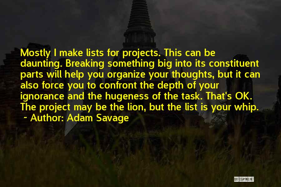 Confront You Quotes By Adam Savage