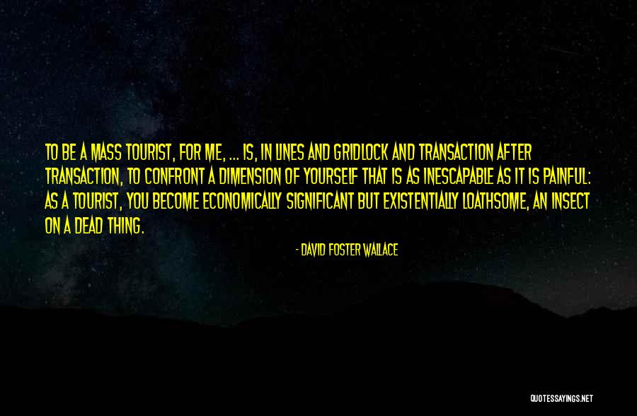 Confront You Quotes By David Foster Wallace