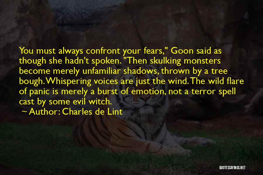 Confront Your Fears Quotes By Charles De Lint