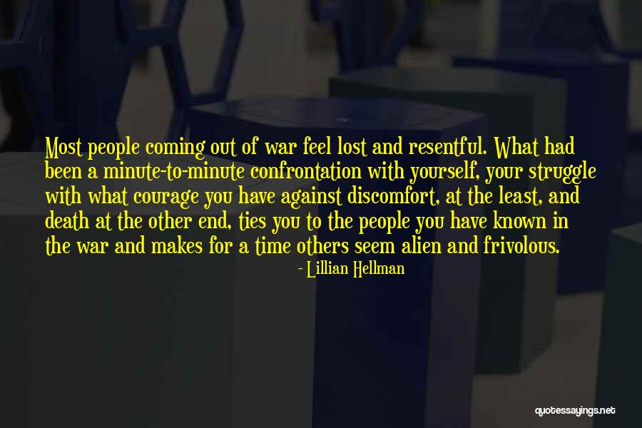 Confrontation Quotes By Lillian Hellman