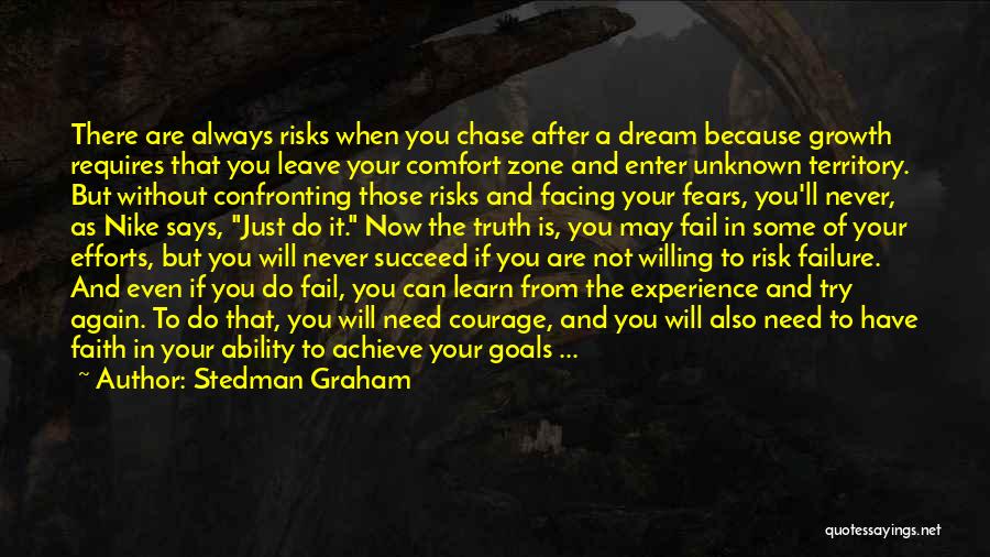 Confronting Fears Quotes By Stedman Graham