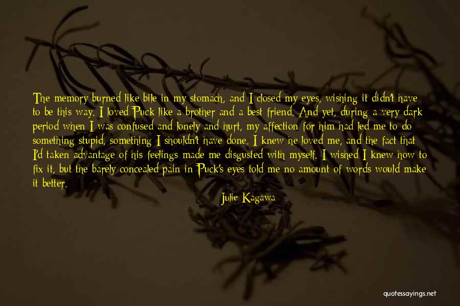 Confused Feelings Quotes By Julie Kagawa Confused Feelings Quotes By Julie Kagawa