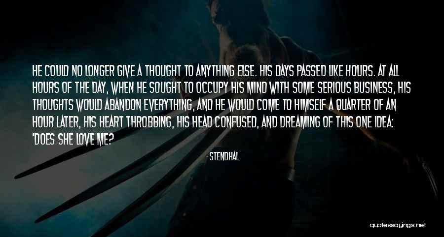 Confused Head Quotes By Stendhal Confused Head Quotes By Stendhal