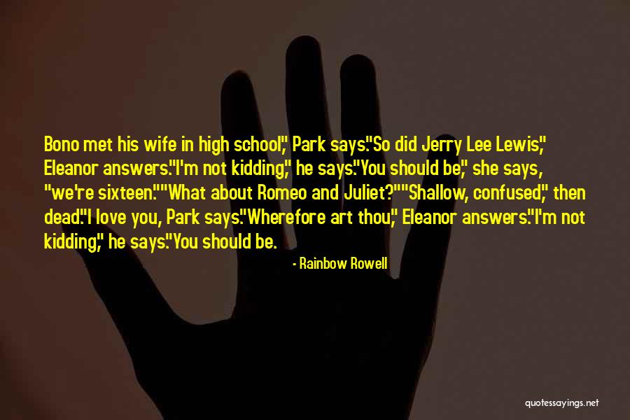 Confused In Love Quotes By Rainbow Rowell Confused In Love Quotes By Rainbow Rowell