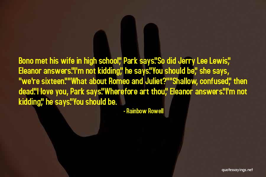 Confused In Love Quotes By Rainbow Rowell