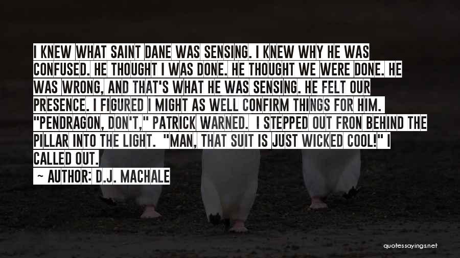 Confused Man Quotes By D.J. MacHale