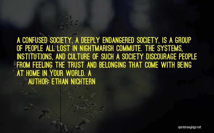 Confused Whom To Trust Quotes By Ethan Nichtern