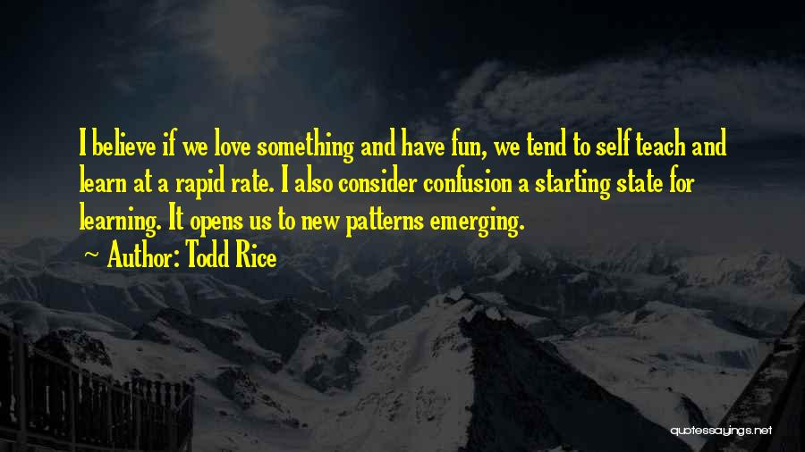 Confusion Love Quotes By Todd Rice