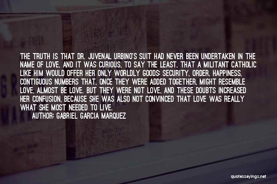 Confusion Of Love Quotes By Gabriel Garcia Marquez