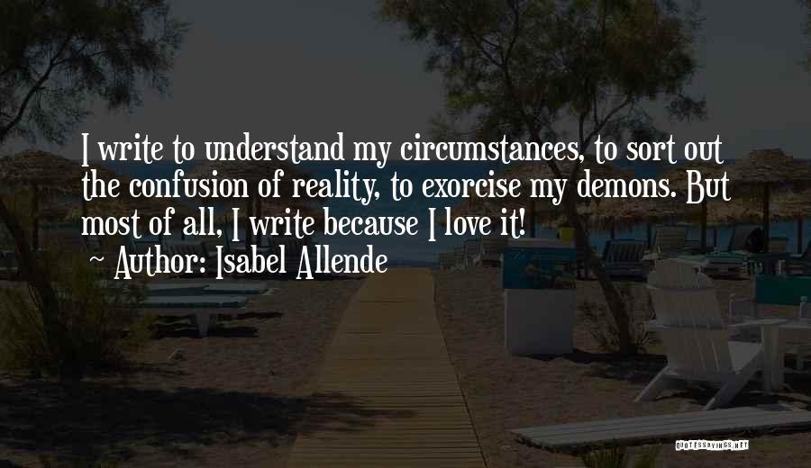 Confusion Of Love Quotes By Isabel Allende