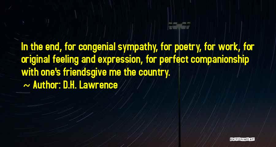 Congenial Quotes By D.H. Lawrence