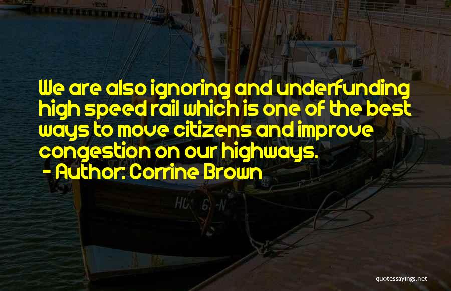 Congestion Quotes By Corrine Brown