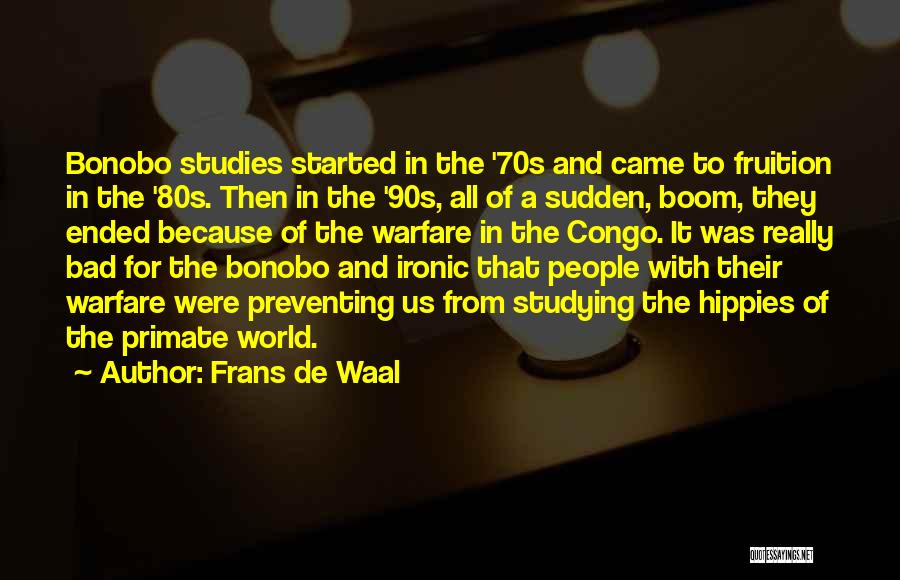 Congo Quotes By Frans De Waal