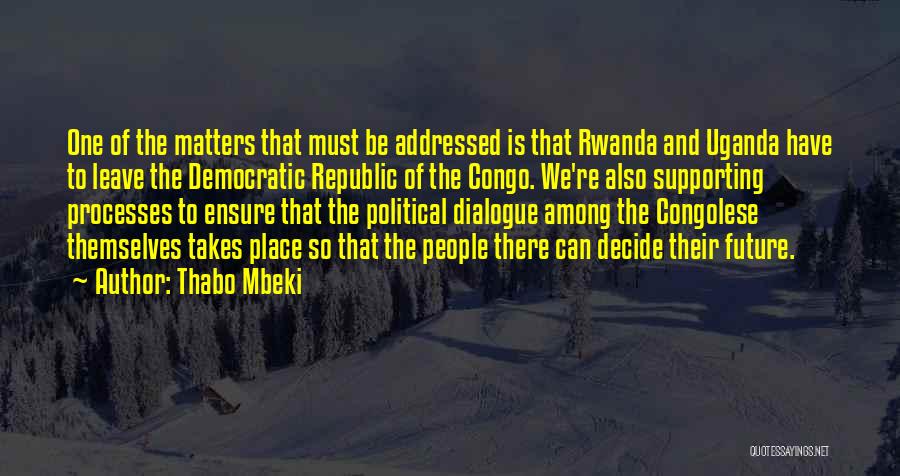 Congo Quotes By Thabo Mbeki