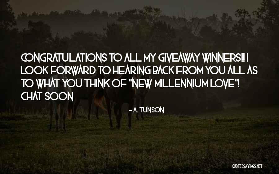 Congratulations I Love You Quotes By A. Tunson Congratulations I Love You Quotes By A. Tunson
