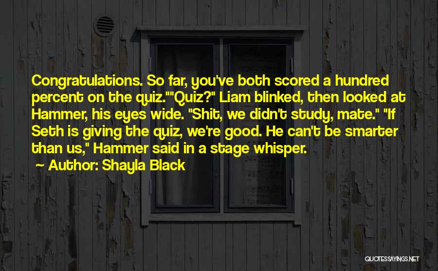 Congratulations Quotes By Shayla Black