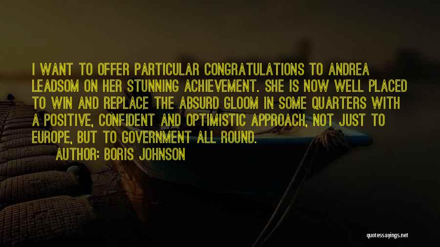 Congratulations Win Quotes By Boris Johnson