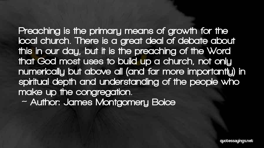 Congregation Quotes By James Montgomery Boice