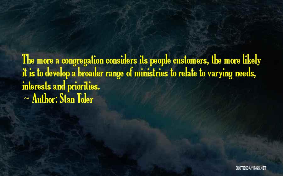 Congregation Quotes By Stan Toler