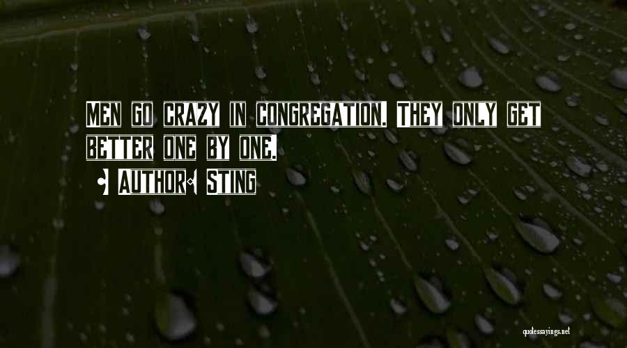 Congregation Quotes By Sting