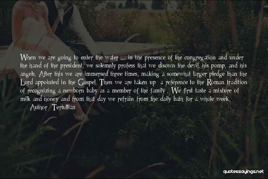 Congregation Quotes By Tertullian