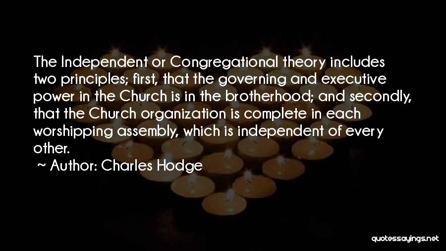 Congregational Quotes By Charles Hodge