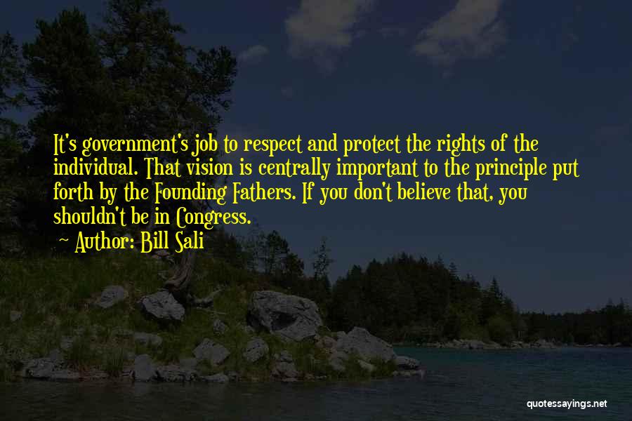 Congress By The Founding Fathers Quotes By Bill Sali