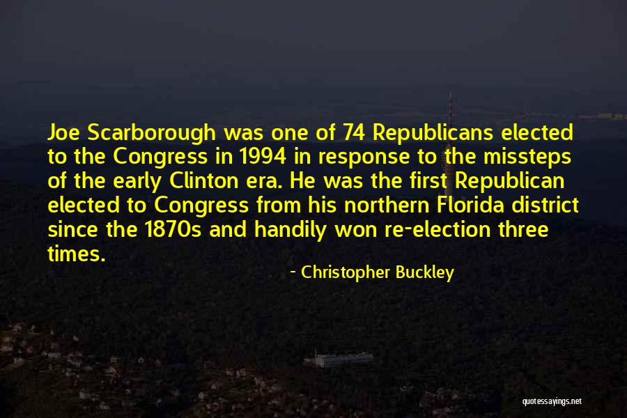 Congress Election Quotes By Christopher Buckley