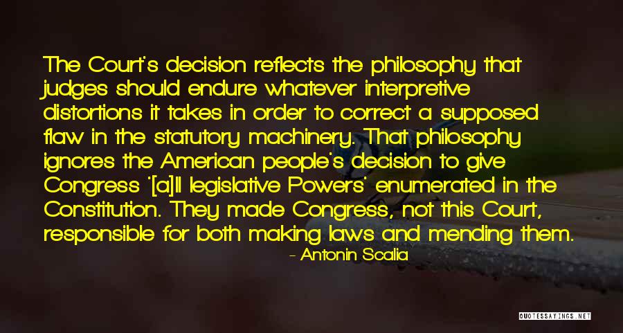 Congress Quotes By Antonin Scalia