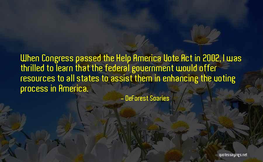 Congress Quotes By DeForest Soaries