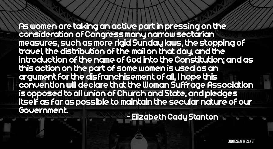 Congress Quotes By Elizabeth Cady Stanton