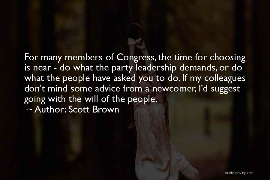 Congress Quotes By Scott Brown