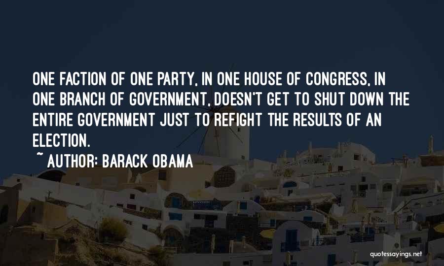 Congress Shut Down Quotes By Barack Obama