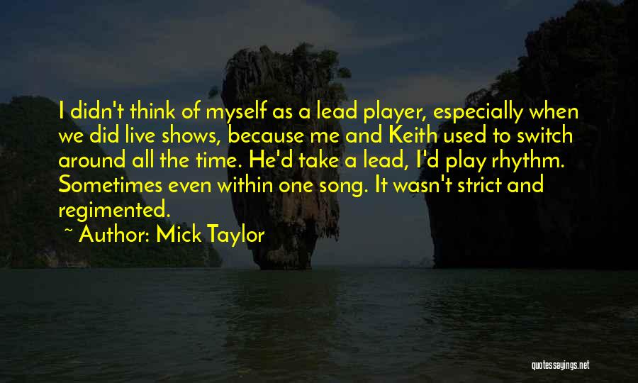 Coniunctio Jung Quotes By Mick Taylor