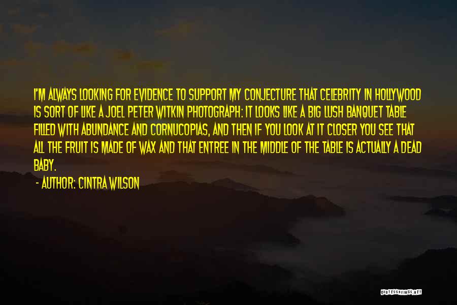 Conjecture Quotes By Cintra Wilson