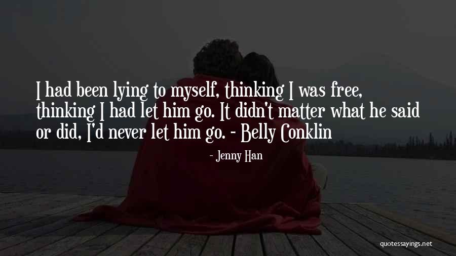 Conklin Quotes By Jenny Han Conklin Quotes By Jenny Han