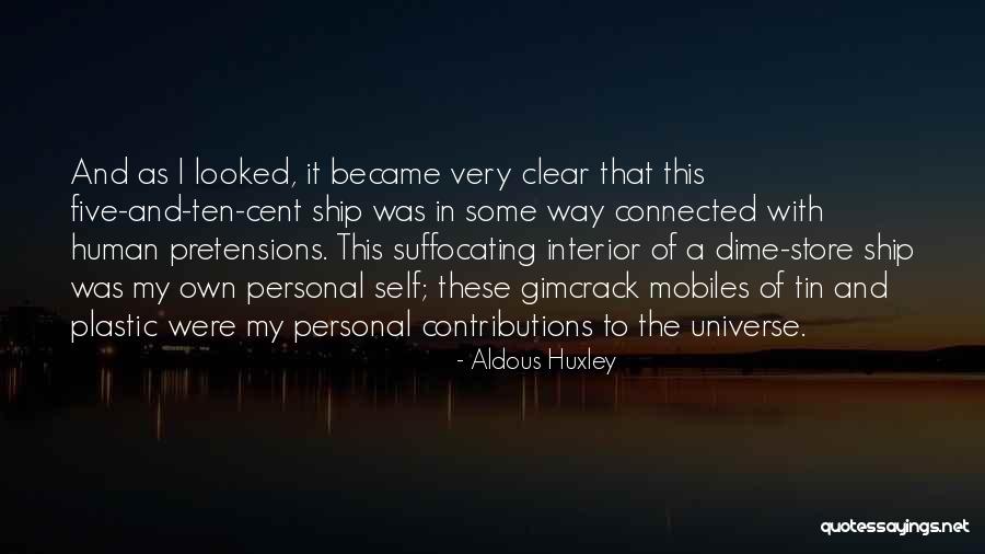 Connected With The Universe Quotes By Aldous Huxley Connected With The Universe Quotes By Aldous Huxley