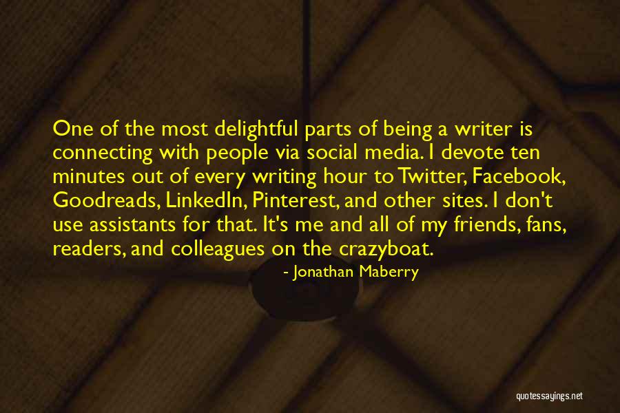 Connecting With People Quotes By Jonathan Maberry Connecting With People Quotes By Jonathan Maberry