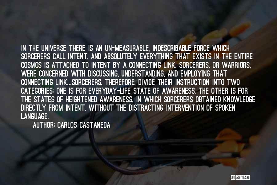 Connecting With The Universe Quotes By Carlos Castaneda