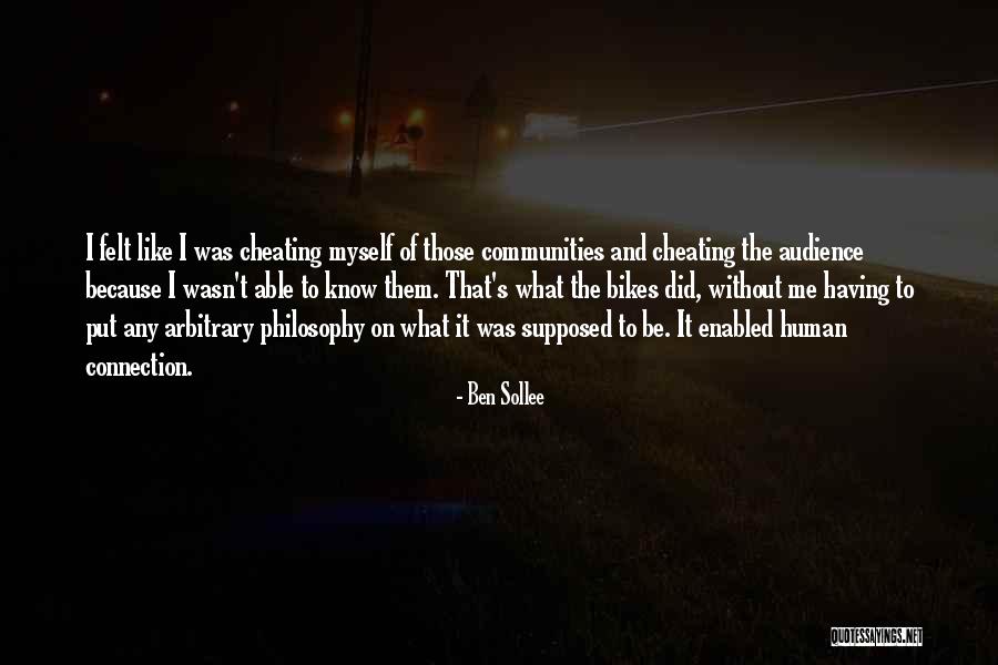 Connection And Community Quotes By Ben Sollee