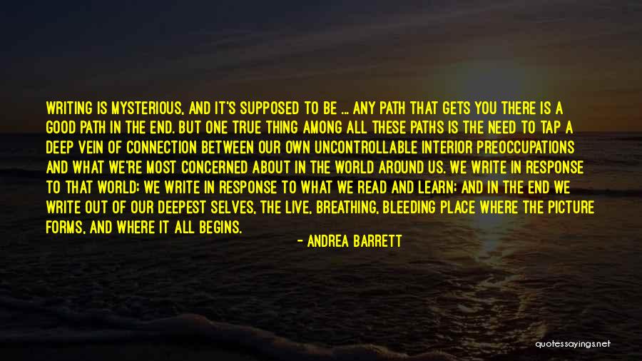 Connection Between Us Quotes By Andrea Barrett Connection Between Us Quotes By Andrea Barrett