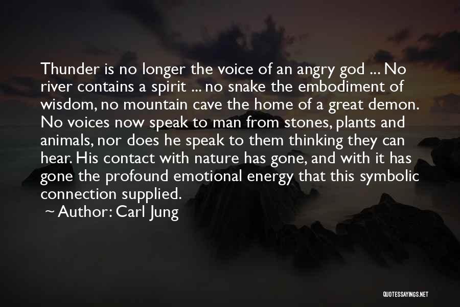Connection To Nature Quotes By Carl Jung