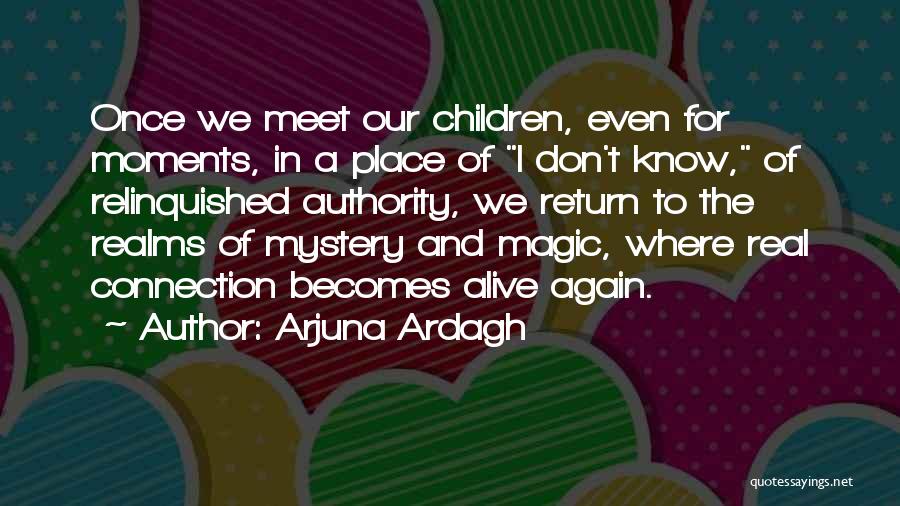 Connection To Place Quotes By Arjuna Ardagh