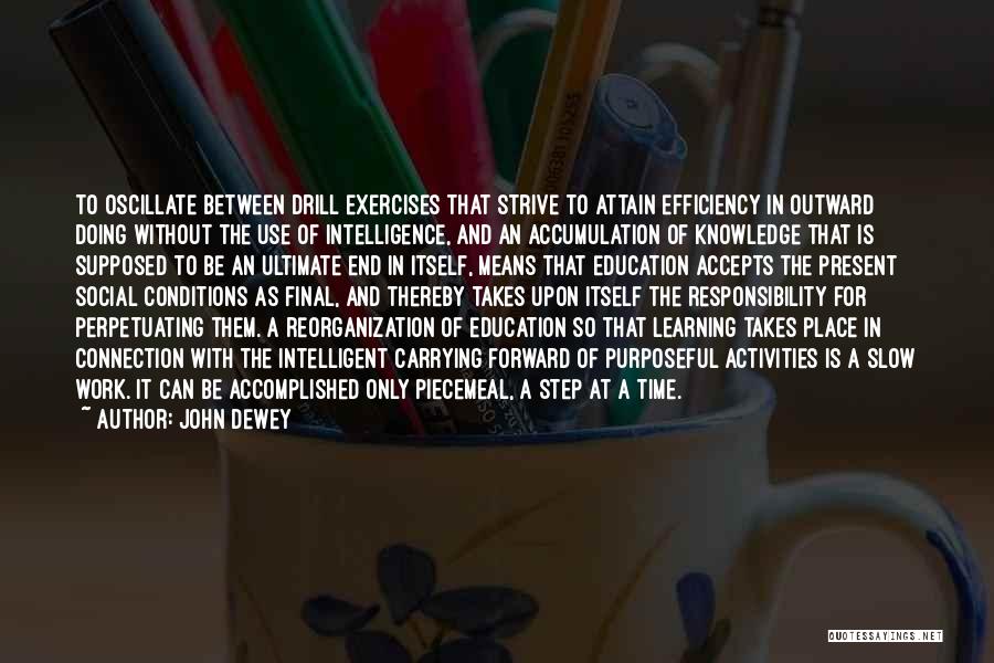 Connection To Place Quotes By John Dewey