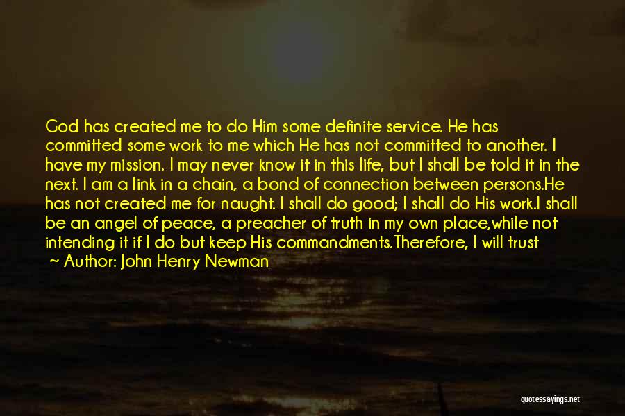 Connection To Place Quotes By John Henry Newman
