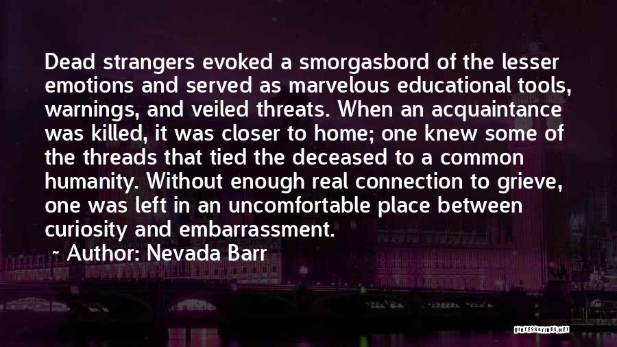 Connection To Place Quotes By Nevada Barr