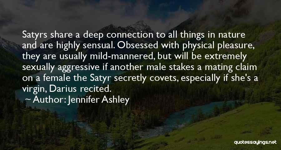 Connection With Nature Quotes By Jennifer Ashley